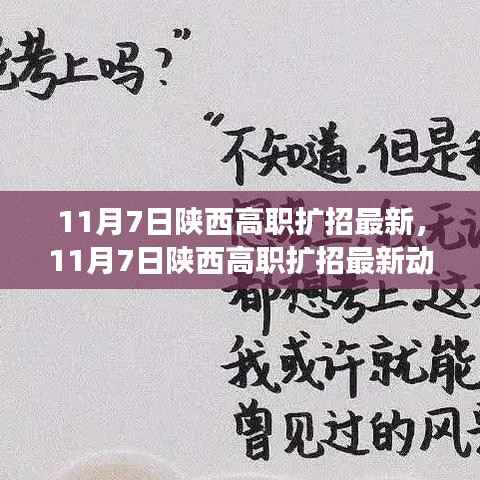 陕西高职扩招最新动态,深度解析及前景展望(11月7日更新)