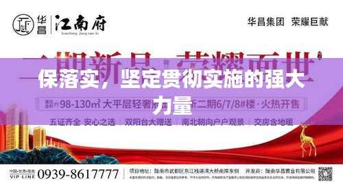 保落实,坚定贯彻实施的强大力量