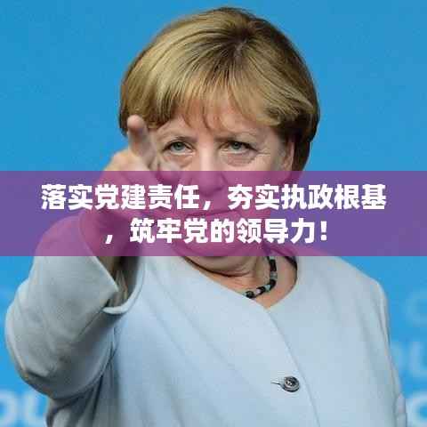 落实党建责任,夯实执政根基,筑牢党的领导力!